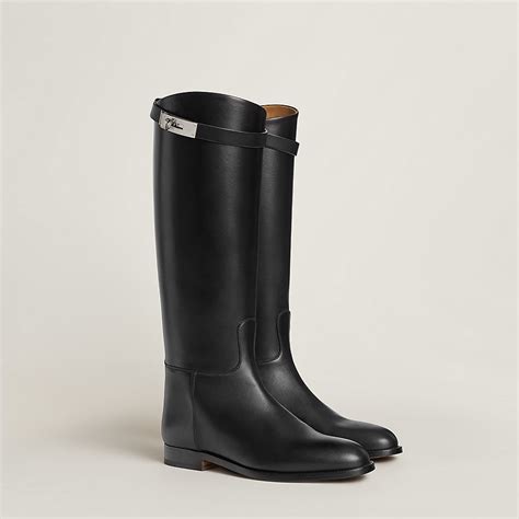 hermes jumping boots etoupe|hermes etoupe black.